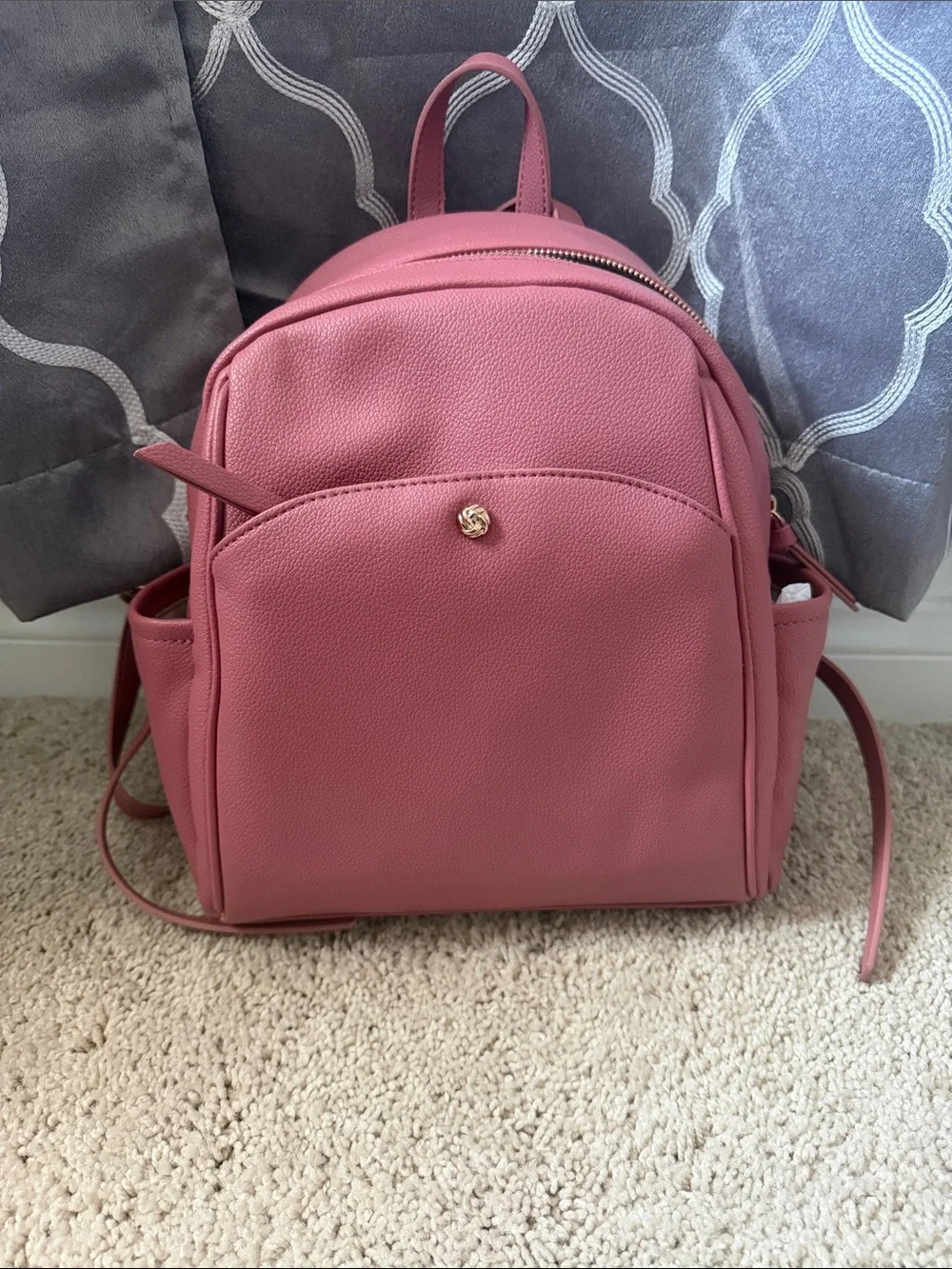Lauren Conrad Women's Dusty Rose Mini Backpack Purse